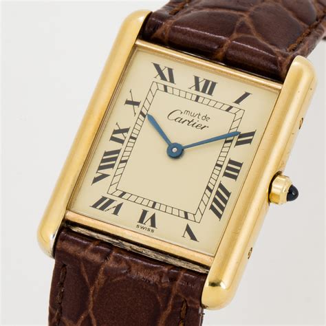 cartier tank brown|louis cartier tanks.